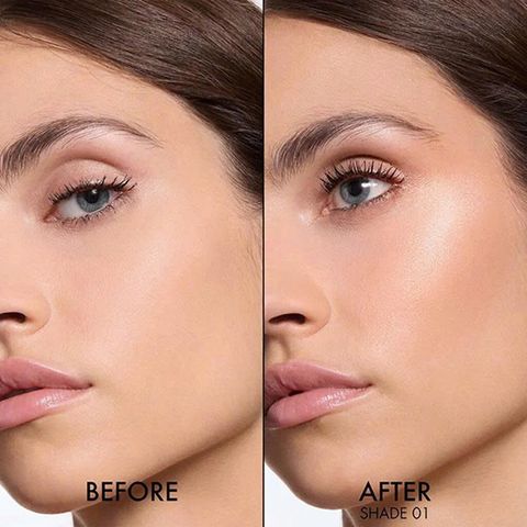 Highlighter Dior Forever Glow Luminizer Tone 01 Nude Halo - Phấn Bắt Sáng Chính Hãng, Hiệu Ứng Glow Tự Nhiên, Trang Điểm Rạng Rỡ