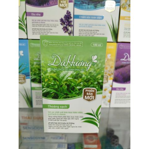 Dung Dịch Vệ Sinh Phụ Nữ Dạ Hương 100ml - Khử Mùi, Làm Sạch Nhẹ Nhàng, Hỗ Trợ Cân Bằng pH, Phù Hợp Mọi Lứa Tuổi