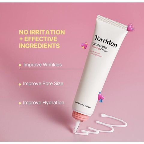 Kem Dưỡng Phục Hồi Da Torriden Cellmazing Firming Cream 60ml - Cấp Ẩm, Tăng Độ Đàn Hồi, Phục Hồi Sự Tươi Trẻ Cho Da Nhạy Cảm