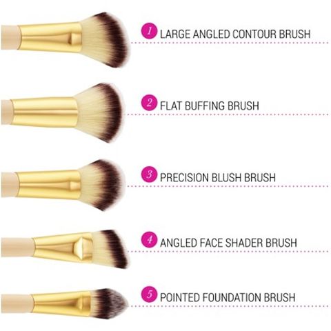 Bộ Cọ Trang Điểm 12 Cây BH Cosmetics Studded Couture - Bộ Cọ Chất Lượng Cao, Thiết Kế Sang Trọng, Hộp Đựng Tiện Dụng