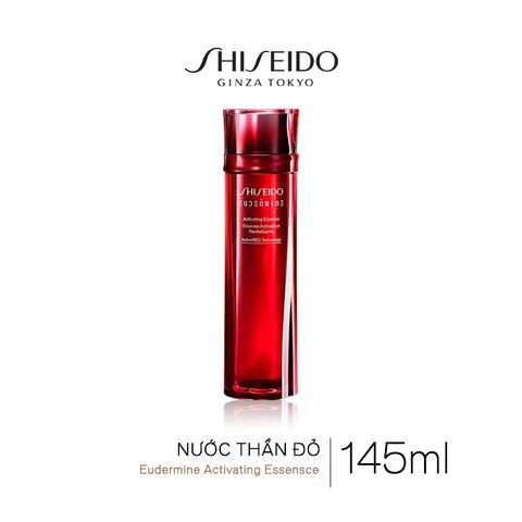 Nước Thần Đỏ Shiseido Eudermine 145ml - Toner Nước Hoa Hồng Cung Cấp Độ Ẩm, Cải Thiện Độ Đàn Hồi Da Mặt, Phù Hợp Mọi Loại Da