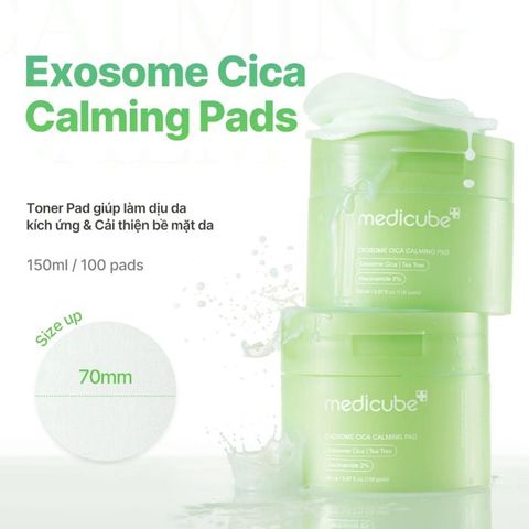 Toner Pad MEDICUBE 100ML - Giải Pháp Làm Dịu Da, Thu Nhỏ Lỗ Chân Lông, Trắng Sáng Da - Chăm Sóc Da Toàn Diện