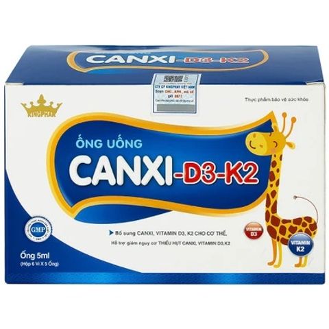 Siro Canxi-D3-K2 Kingphar - Bổ sung Canxi, Vitamin D3 & K2 cho Trẻ Em và Người Lớn - Giải Pháp Tăng Cường Sức Khỏe Xương