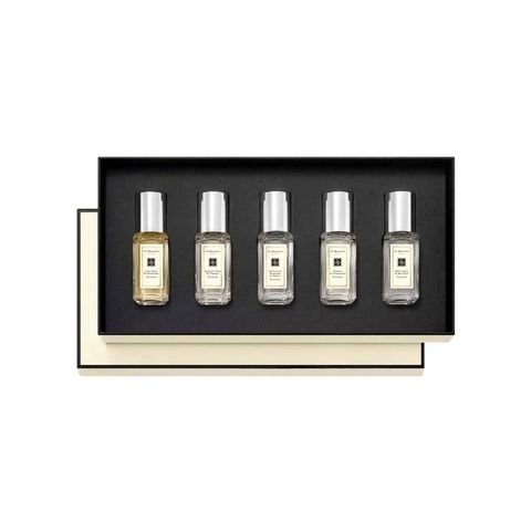 Set Nước Hoa Jo Malone Chính Hãng 5 x 9ml - Wood Sage, Peony, Wild Bluebell, English Pear, Lime Basil - Quà Tặng Sang Trọng