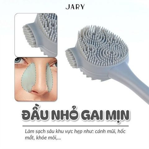 Cọ Rửa Mặt & Đắp Mặt Nạ JARY 2-in-1 Silicone - Bàn Chải Làm Sạch Da Kháng Khuẩn, Tiện Lợi Cho Làn Da Khỏe Đẹp