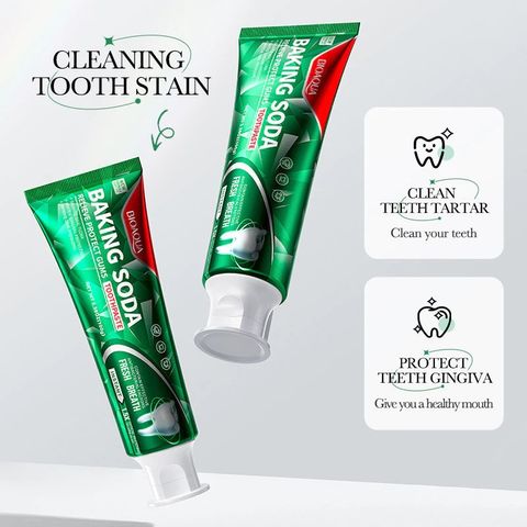 Kem Đánh Răng Baking Soda Toothpaste 100g - Làm Trắng Răng, Loại Bỏ Cao Răng, Hơi Thở Thơm Mát, Chăm Sóc Sức Khỏe Răng Miệng