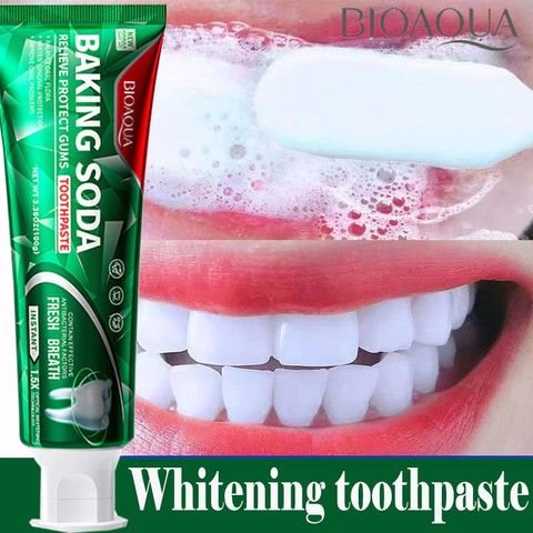 Kem Đánh Răng Baking Soda Toothpaste 100g - Làm Trắng Răng, Loại Bỏ Cao Răng, Hơi Thở Thơm Mát, Chăm Sóc Sức Khỏe Răng Miệng