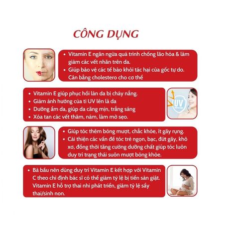 Viên Uống Bổ Sung Vitamin E Healthy Care 500IU - 200 Viên Cải Thiện Đẹp Da, Chống Lão Hóa & Tóc Khỏe Mượt, Xuất Xứ Úc