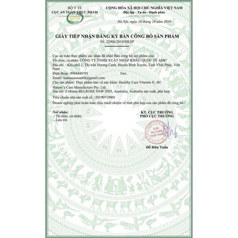 Viên Uống Bổ Sung Vitamin E Healthy Care 500IU - 200 Viên Cải Thiện Đẹp Da, Chống Lão Hóa & Tóc Khỏe Mượt, Xuất Xứ Úc