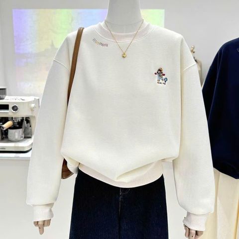 Áo Hoodie Nỉ Lót Lông Wego - Size XL Màu Trắng và Xanh Naui - Thời Trang Nữ Mùa Đông Thoải Mái Hàng Ngày