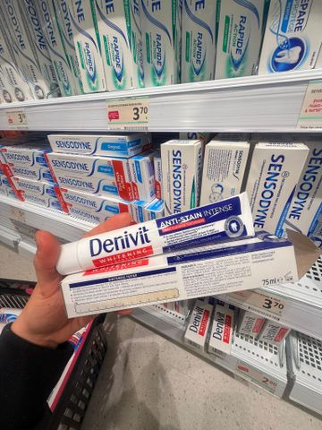 Kem Đánh Răng Denivit 75ml - Tẩy Trắng Răng, Ngăn Ngừa Vết Bẩn, Bảo Vệ Nướu, Siêu Sạch, Giá Tốt, Hàng Pháp