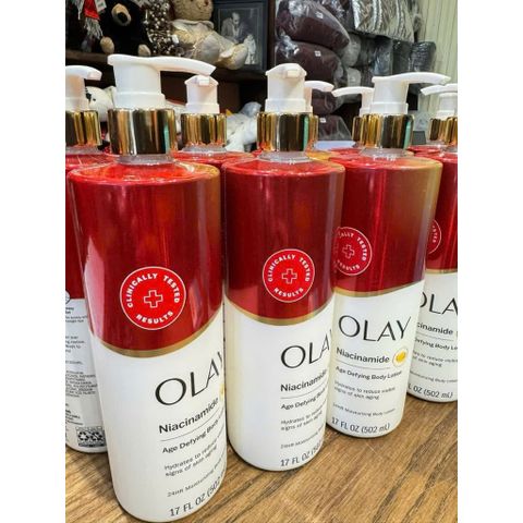Sữa Dưỡng Thể Olay B3 Collagen 502ml - Siêu Dưỡng ẩm, Cải Thiện Da Khô, Nâng Tone Mịn Màng, Bản Mỹ Chính Hãng