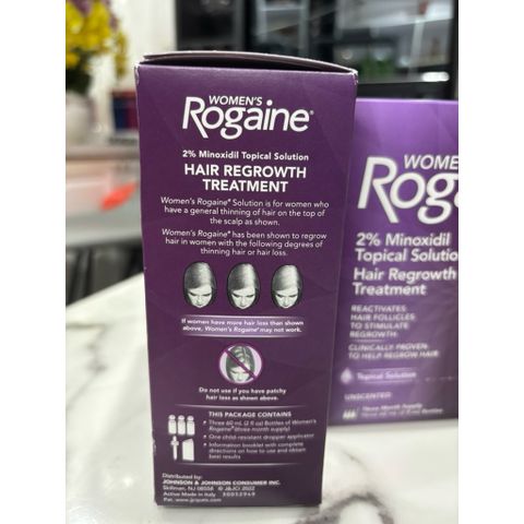 Dung dịch mọc tóc cho nữ 2% Minoxidil - Bộ 3 chai chăm sóc tóc hiệu quả, kích thích mọc tóc tự nhiên