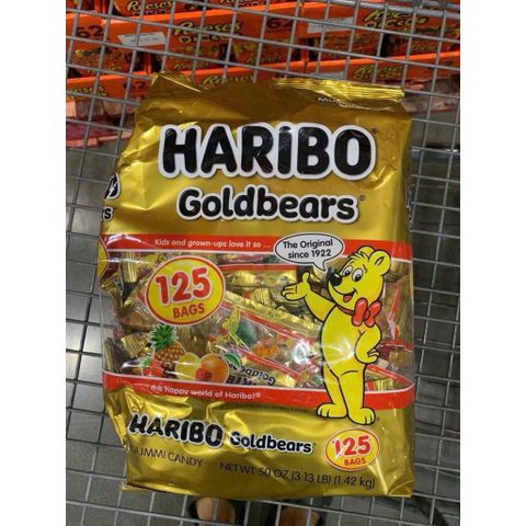 Kẹo Dẻo Gấu HARIBO GOLDBEARS Hương Trái Cây - Món Ngon Dành Cho Trẻ Em, Đóng Gói Tiện Lợi, Nguồn Năng Lượng Và Vitamin Tốt Cho Sức Khỏe