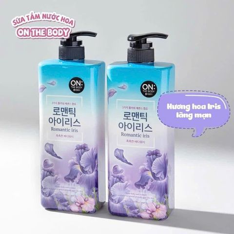 Sữa Tắm On The Body Dưỡng Ẩm Hoa Diên Vĩ 900g - Mềm Mịn, Thơm Dịu, Giúp Da Khỏe Mạnh