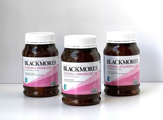 Viên Uống Tinh Dầu Hoa Anh Thảo Blackmores 190 Viên - Cân Bằng Nội Tiết & Tốt Da Cho Phái Đẹp