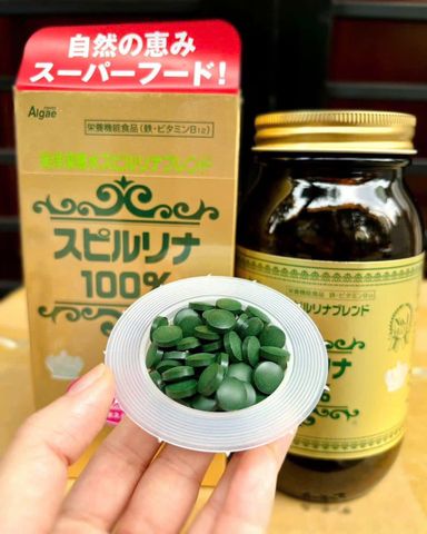 Tảo Xoắn Spirulina Nhật Bản 2200 Viên - Bổ Sung Dinh Dưỡng Tự Nhiên, Tăng Cường Sức Khỏe, Hỗ Trợ Miễn Dịch