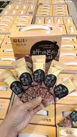 Ngũ Cốc Óc Chó Hạnh Nhân Damtuh Hàn Quốc Hộp 15 Gói - Bổ Dưỡng Tốt Tim Mạch, Thực Phẩm Lành Mạnh
