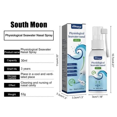 Nước Biển Sâu Xịt Mũi Dạng Phun Sương Cho Người Lớn - Giảm Ngạt Mũi, Khô Rát Mũi Tứcc Thiì - Ann Toànn Dịu Nhẹ