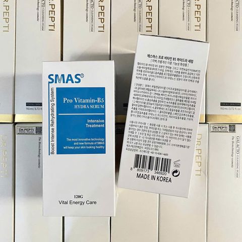 Serum SMAS Pro Vitamin B5 120g – phục hồi da, làm dịu