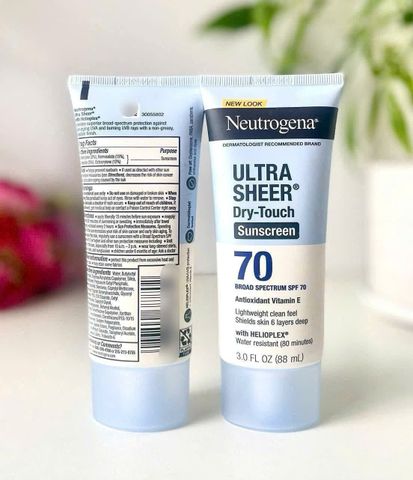 Kem chống nắng Neutrogena Ultra Sheer SPF 70 88ml 405070