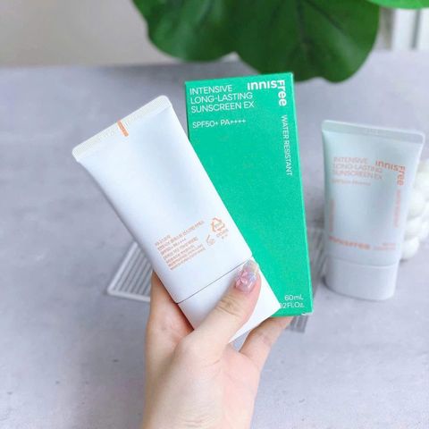 Kem Chống Nắng Innisfree Intensive SPF50+ 60ml - Lâu Trôi, Kiềm Dầu, Dưỡng Ẩm Cho Da Mặt, Chống Nắng Hiệu Quả