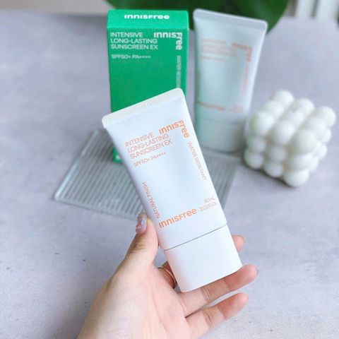Kem Chống Nắng Innisfree Intensive SPF50+ 60ml - Lâu Trôi, Kiềm Dầu, Dưỡng Ẩm Cho Da Mặt, Chống Nắng Hiệu Quả