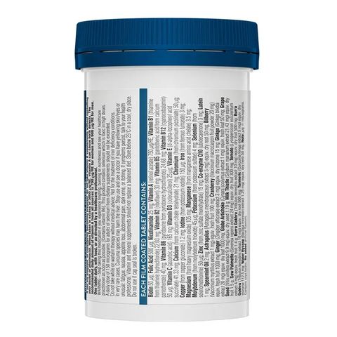 Vitamin Tổng Hợp Nam Swisse Trên 50 Tuổi - Multivitamin 60 Viên Úc Giúp Tăng Cường Sức Khỏe Và Hệ Miễn Dịch 625120
