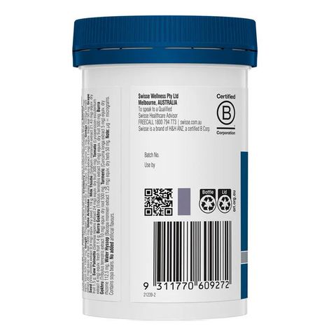 Vitamin Tổng Hợp Nam Swisse Trên 50 Tuổi - Multivitamin 60 Viên Úc Giúp Tăng Cường Sức Khỏe Và Hệ Miễn Dịch 625120