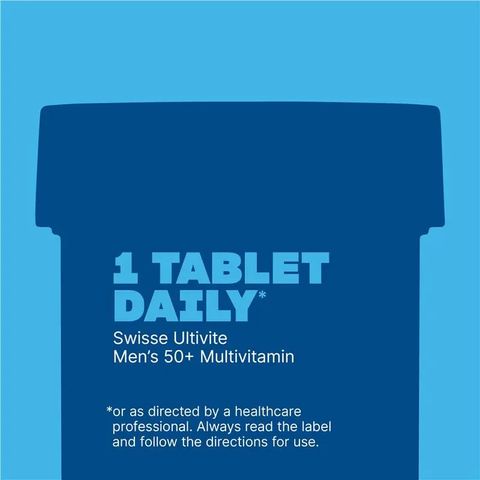 Vitamin Tổng Hợp Nam Swisse Trên 50 Tuổi - Multivitamin 60 Viên Úc Giúp Tăng Cường Sức Khỏe Và Hệ Miễn Dịch 625120