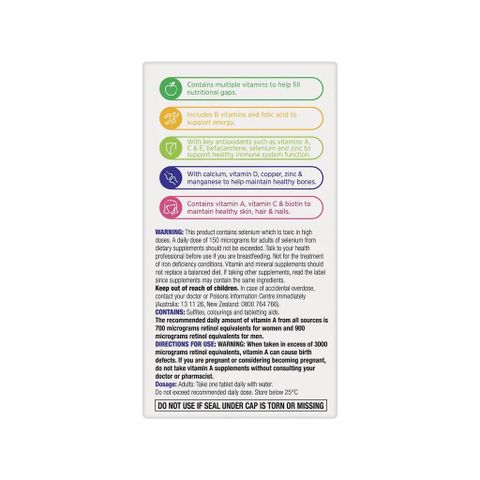 Vitamin Tổng Hợp Centrum cho Phụ Nữ 90 Viên - Hỗ Trợ Sức Khỏe, Làm Đẹp Tóc, Da, Móng - Vitamin Úc Chính Hãng 625130