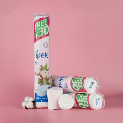Set 10 Gói Bông Tẩy Trang Ipek Siêu Mềm Mịn 100+30 Miếng - Giải Pháp Tẩy Trang Hoàn Hảo Cho Mọi Loại Da