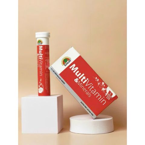 (Đức) Viên Sủi Bổ Sung Đa Vitamin Và Khoáng Chất Sunlife Hỗ Trợ Tăng Đề Kháng Giảm Mệt Mỏi