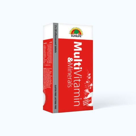 (Đức) Viên Sủi Bổ Sung Đa Vitamin Và Khoáng Chất Sunlife Hỗ Trợ Tăng Đề Kháng Giảm Mệt Mỏi