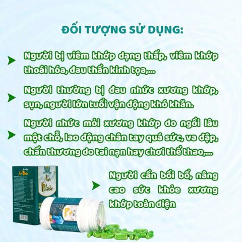 Viên uống xương khớp thổ phục linh cốt toái bổ thoát vị đĩa đệm đốt sống lưng viêm khớp An Nhiên Chính Hãng