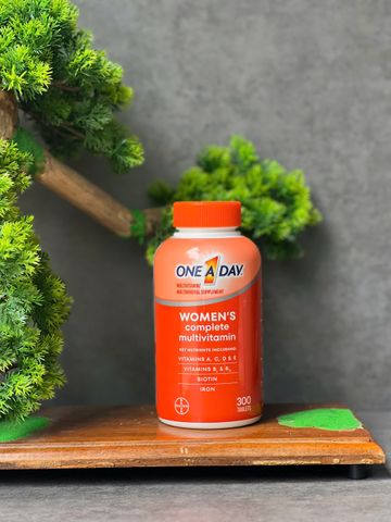 Vitamin Tổng Hợp One A Day Dành Cho Phụ Nữ Dưới 50 Tuổi - 300 Viên Multivitamin Hỗ Trợ Sức Khỏe Và Năng Lượng Hàng Ngày