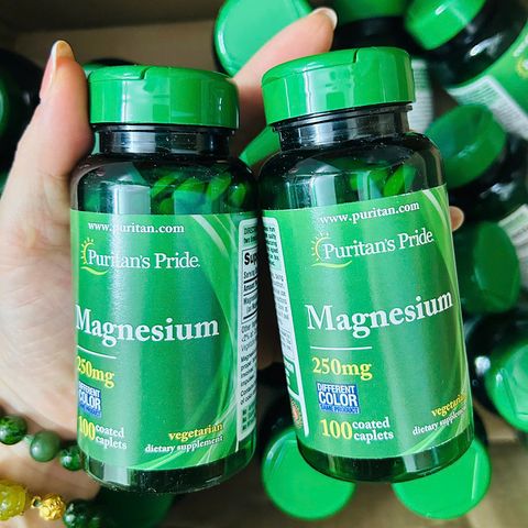 Puritan’s Pride Magnesium 250mg USA 100 viên