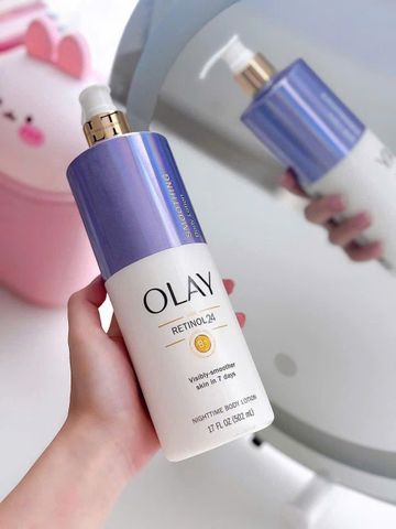 Sữa Dưỡng Thể Olay Retinol + B3 502ml - Giảm Thâm, Làm Mịn Da, Chăm Sóc Da Hiệu Quả