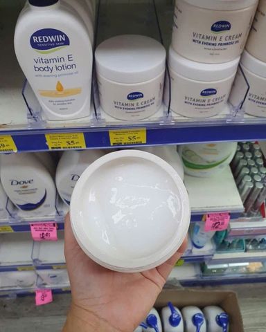 Hũ Kem Dưỡng Da Redwin Vitamin E 300ml - Kem Dưỡng Ẩm Da Mặt và Cơ Thể Chất Lượng  Phục Hồi Độ Ẩm, Chăm Sóc Da Mềm Mại