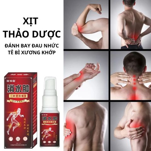 Giảm Đau Xương Khớp Toàn Thân Xịt Thảo Dươc Hếtt Đau Nhức Chiết Xuất Từ Thiên Nhiên Ann Toànn Lành Tính, Hiệu Quả Nhanh