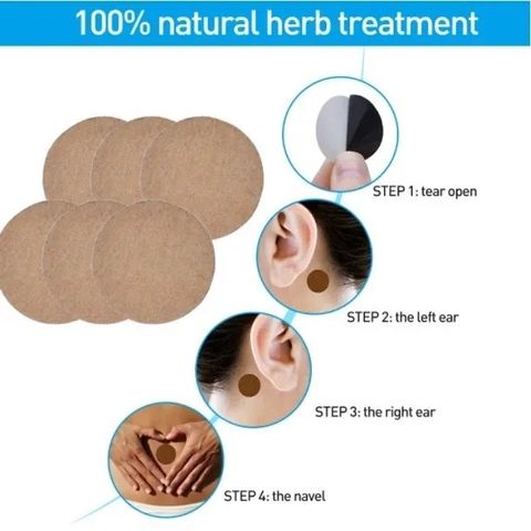 Miếng Dán Chống Say Tàu Xe Cho Bà Bầu & Trẻ Nhỏ - Thành Phần Dịu Nhẹ, Không Kích Ứng Da