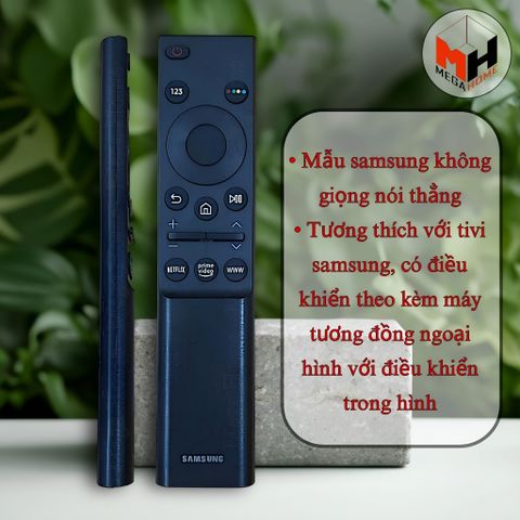 Điều Khiển Tivi Samsung Hỗ Trợ Giọng Nói - Remote Smart TV Indonesia - Thay Thế Kiểu Dáng Nhỏ Gọn, Chất Lượng Cao 631445