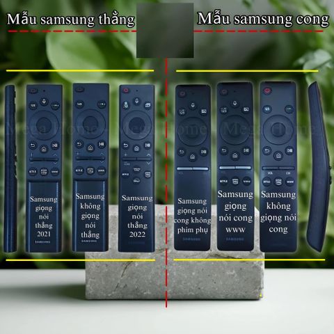 Điều Khiển Tivi Samsung Hỗ Trợ Giọng Nói - Remote Smart TV Indonesia - Thay Thế Kiểu Dáng Nhỏ Gọn, Chất Lượng Cao 631445