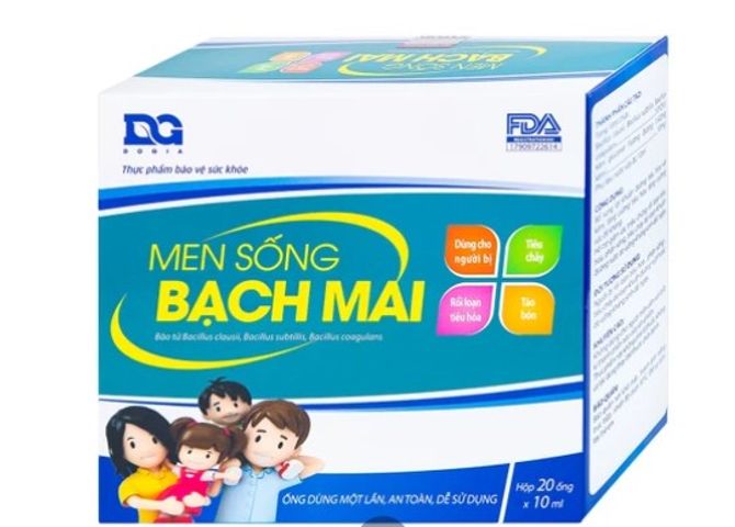 Men sống Bạch Mai giúp bổ sung lợi khuẩn đường tiêu hóa