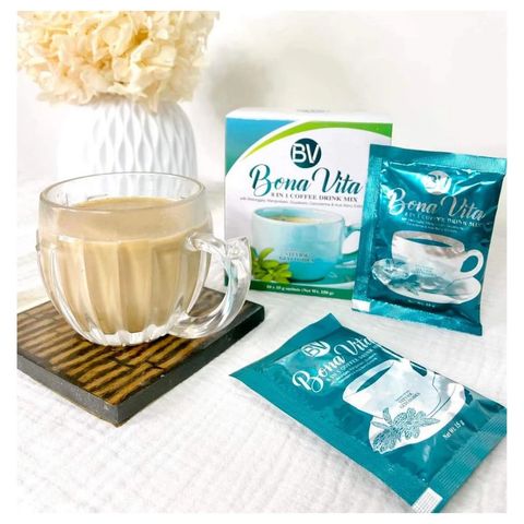 Cà phê nấm Kim Anh cafe sữa hoà tan 8 in 1Coffee hộp 7 gói/Slimming Coffee