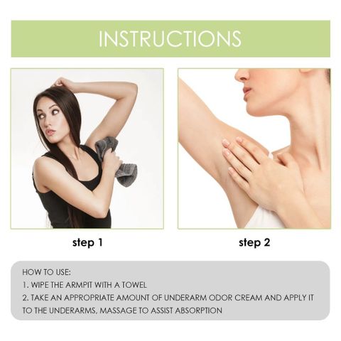 Kem Hôi Nách Chính Hãng - Khử Mùi Hôi Nách - Ngăn Tiết Mồ Hôi - Giảm Thâm-Underarm Deodorant Cream