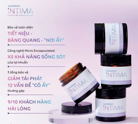 (Đức) Men Phụ Khoa Lactobact Intima Bổ Sung Lợi Khuẩn Hỗ Trợ Viêm Phụ Khoa