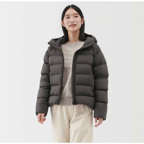 Áo phao lông vũ có mũ nữ Muji