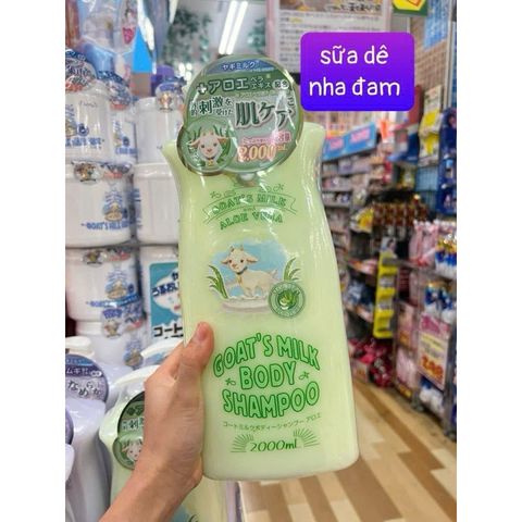 Sữa tắm gội sữa dê Goat’s milk nội địa Nhật 2000ml