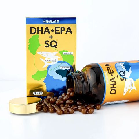 Dầu cá DHA+EPA+SQ Nhật Bản 330 viên